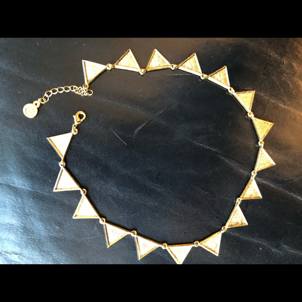 Gold Triangle Necklace